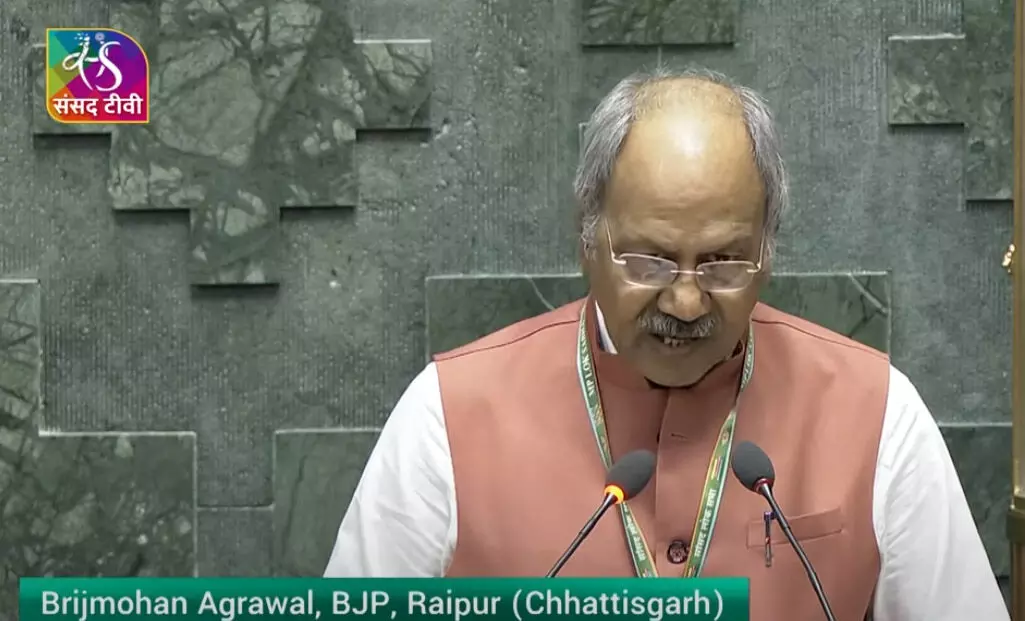 हाईकोर्ट के क्षेत्राधिकार पर सांसद बृजमोहन का लोकसभा में सवाल