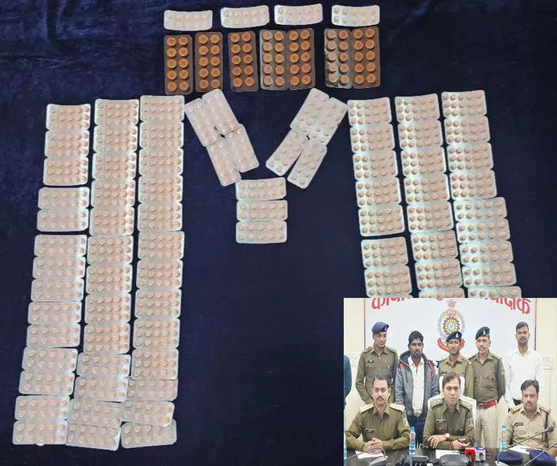 नया बस स्टैंड में नशीली दवाई के साथ सप्लायर गिरफ्तार