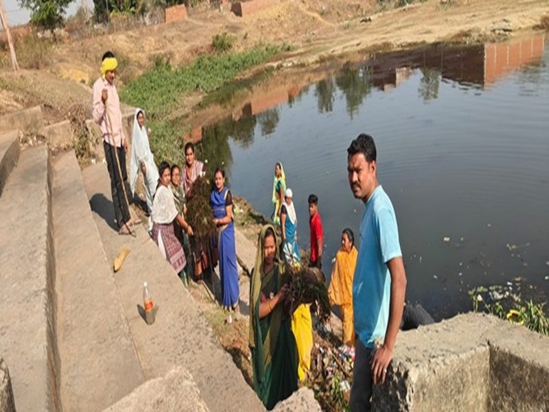  ग्राम पंचायत चनवारीडांड को स्वच्छता में अव्वल बनाने लिया संकल्प