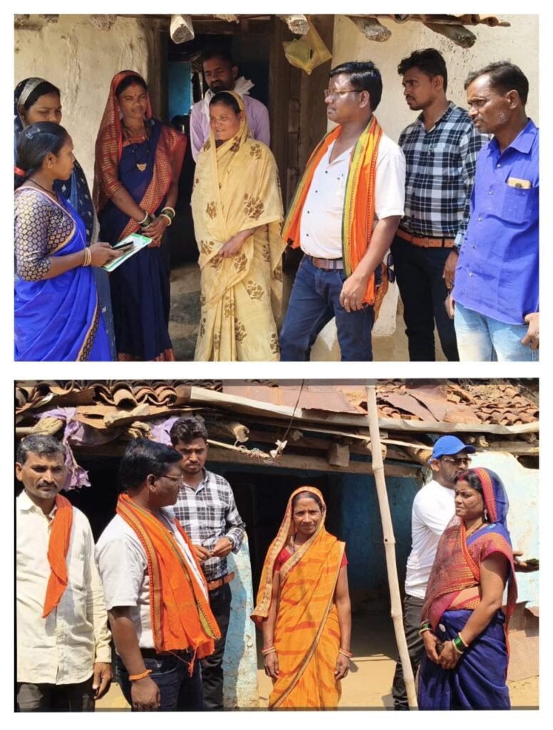 मोर दुआर साय सरकार अभियान अंतर्गत किया जा रहा आवास प्लस सर्वेक्षण