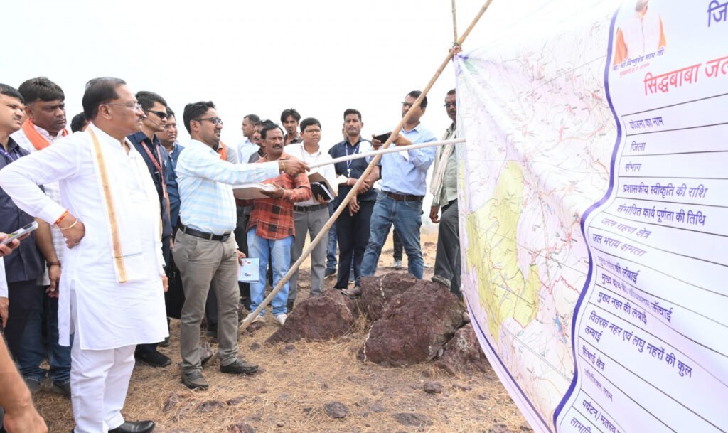 सिद्धबाबा जलाशय बनेगा सिंचाई का मजबूत आधार: मुख्यमंत्री विष्णुदेव साय