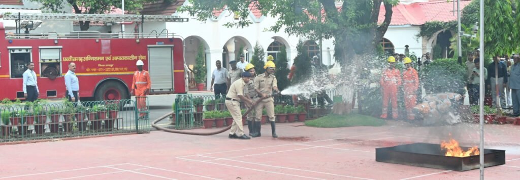 राजभवन में मॉकड्रिल का आयोजन