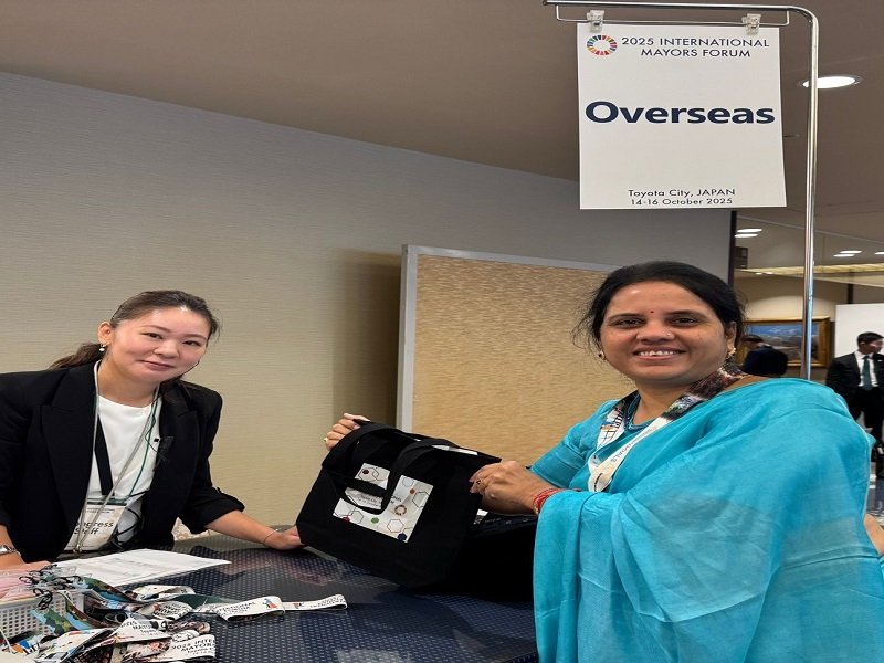 महापौर मीनल चौबे जापान में कर रही रायपुर नगर निगम का प्रतिनिधित्व
