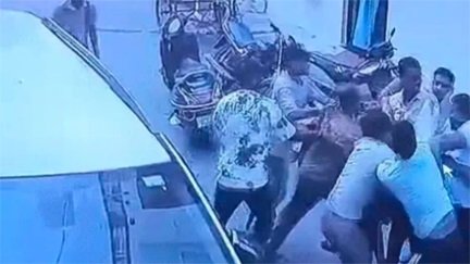 बीयर बोतल विवाद ने लिया उग्र रूप, छावनी थाना परिसर में मारपीट