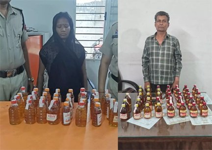 अवैध शराब बेचने वालों पर कार्रवाई, टिकरापारा पुलिस ने पकड़े आरोपी