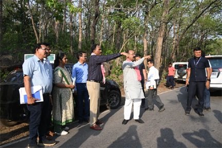 उप मुख्यमंत्री अरुण साव ने 308 करोड़ की लागत से बन रहे केशकाल घाट बायपास रुट का किया निरीक्षण
