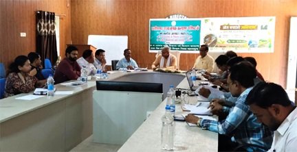 कृषक कल्याण परिषद अध्यक्ष ने ली समीक्षा बैठक