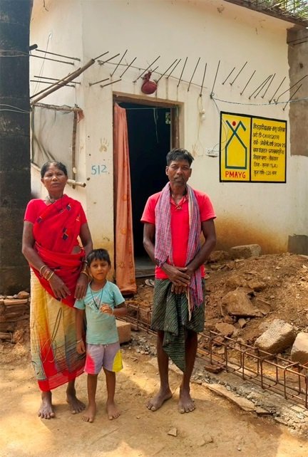 सपना हुआ साकार-प्रधानमंत्री आवास ने बदली मसूराम सेठिया के परिवार की जिंदगी