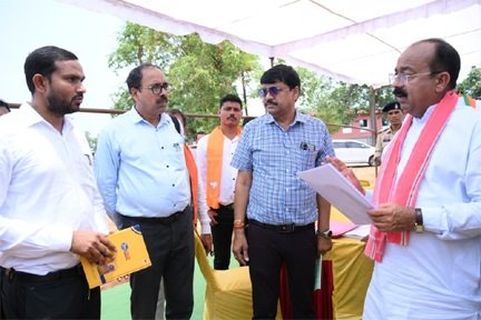 उप मुख्यमंत्री अरुण साव का बस्तर में निर्माण कार्यों का निरीक्षण जारी