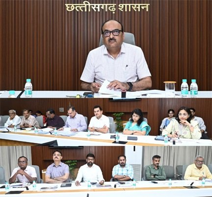 छत्तीसगढ़ में पीएमजीएसवाय की उच्च स्तरीय समीक्षा