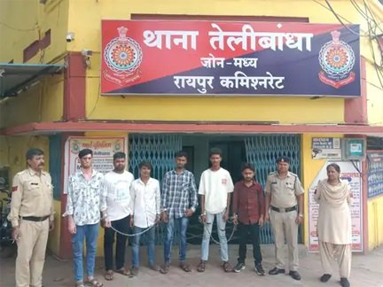 रायपुर में कानून का शिकंजा, व्यापक अभियान में 154 आरोपी जेल रवाना