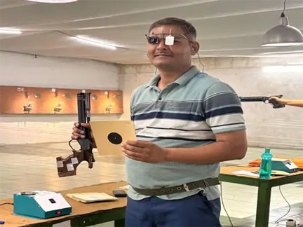 निरीक्षक वैभव मिश्रा राष्ट्रीय शूटिंग स्पर्धा में