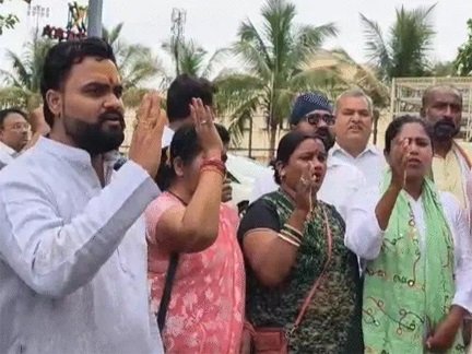 रामगोपाल मुद्दे पर कांग्रेस का विरोध प्रदर्शन