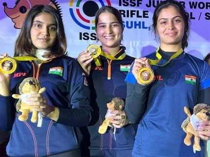 वित्त मंत्री ओपी चौधरी ने ISSF वर्ल्ड कप में पदक विजेता ईशा सिंह और मनु भाकर को दी बधाई