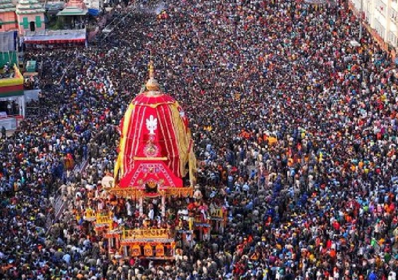 जगन्नाथ रथयात्रा में भगदड़ जैसे हालात, एक श्रद्धालु की मौत; 200 से अधिक अस्पताल पहुंचे