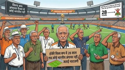 28 साल बाद विश्व कप में नहीं होगा भारतीय हॉकी अंपायर