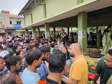 भाटागांव बाजार में व्यवस्था बदली