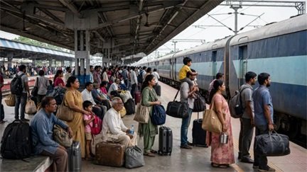 रेल यात्रियों पर दोहरी मार, रूट पैक और ट्रेन कैंसिल