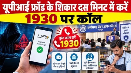 रायपुर पुलिस की सलाह, ठगी होते ही 1930 पर करें कॉल