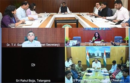 केबिनेट सचिव ने संभावित चक्रवात ‘अर्नब’ से निपटने राज्य के मुख्य सचिवों से की वीडियो कॉन्फ्रेंस